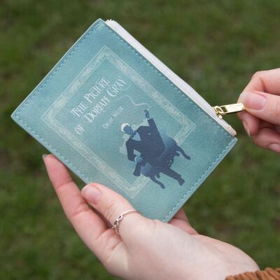 L'immagine di Dorian Gray Book Portamonete Porta carte di credito