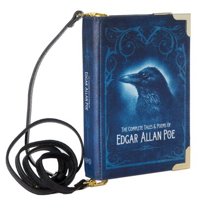 Edgar Allan Poe Book Handbag Crossbody Clutch - Small