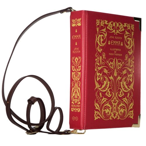 Emma Book Handbag Crossbody Clutch - Large