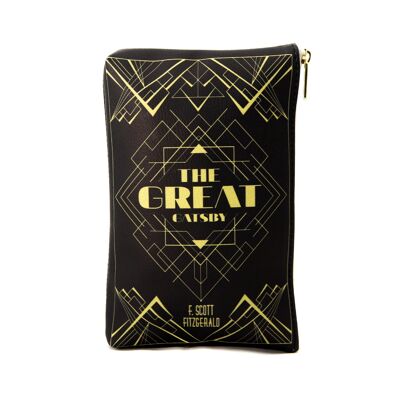 Pochette de sac à main The Great Gatsby Art Deco Black Book