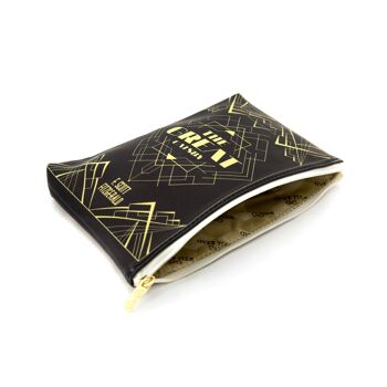 Pochette de sac à main The Great Gatsby Art Deco Black Book 4