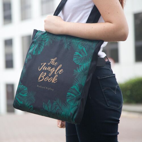The Jungle Book Black Tote Bag