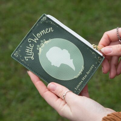 Little Women Green Book Coin Purse Wallet