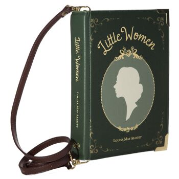 Sac à main à bandoulière Little Women Green Book - Grand 2