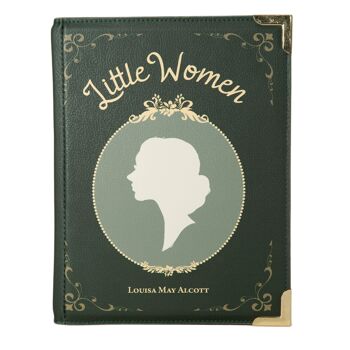 Sac à main à bandoulière Little Women Green Book - Grand 4
