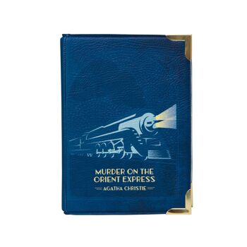 Murder on The Orient Express Blue Book Sac à main Crossbody Purse - Petit 4