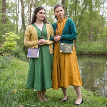 Pride and Prejudice Green Book Sac à main Crossbody Purse - Grand 6