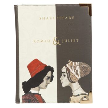 Pochette à bandoulière livre noir et blanc Roméo et Juliette - Petit 4