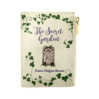 The Secret Garden Grey Book Coin Purse Card Wallet