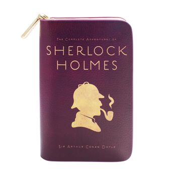 Porte-monnaie zippé Sherlock Holmes Silhouette 3