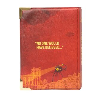 Pochette à bandoulière The War of the Worlds Livre rouge foncé - Petit 4