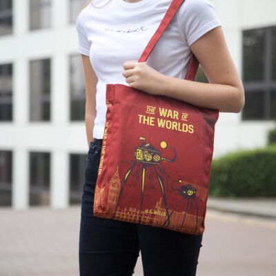 War of The Worlds Book Tote Bag