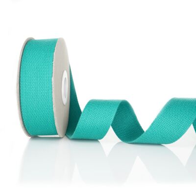 Heavy Duty 100% Cotton Webbing Jade Green 30mm x 5m