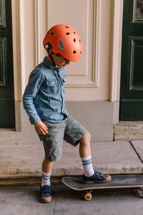 Casque rider orange flash taille m