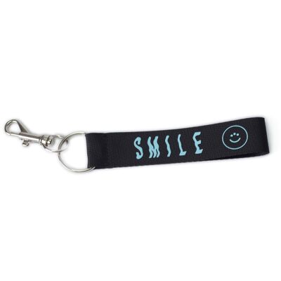 Woven smile keychain hd