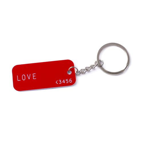 Love lable keychain hf