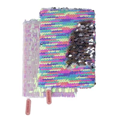 Rainbow sequins a6 notebooks hf