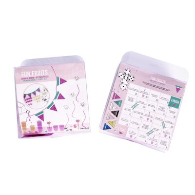 SET DE FIESTA + JUEGO BEBIDA FRUTAS HF