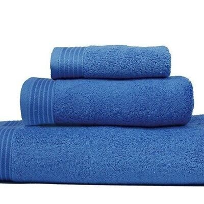 Asciugamano doccia Premium - 255 azzurro
