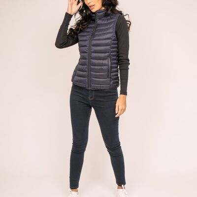 Pack: Women's sleeveless down jacket ref UBIK MARINE