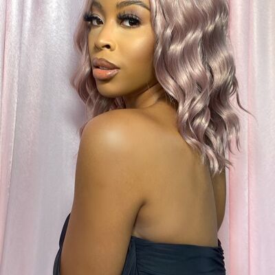 Lori pink champagne wig