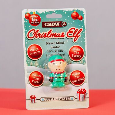Haz crecer un juguete de elfo navideño: regalos de relleno para calcetines para niños