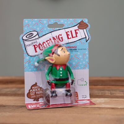 Giocattolo da elfo che fa la cacca - Riempitivo per calze di Natale per bambini