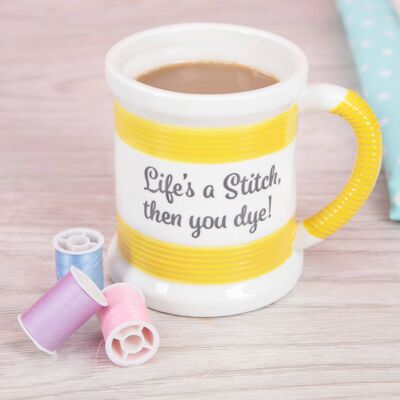 Taza de costura - Lifes a Stitch