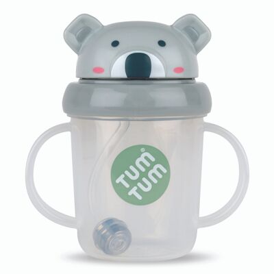 Tippy Up Sippy Cup with Weighted Straw (Valve Free), Kev Koala, 200ml