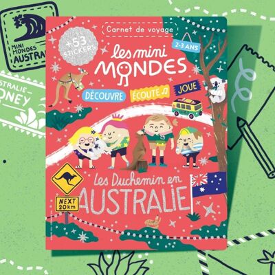 Children's notebook Australia 2-3 years - Les Mini Mondes