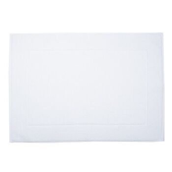 Tapis de bain 50 x 70 cm Tapis de bain Basic 001 blanc