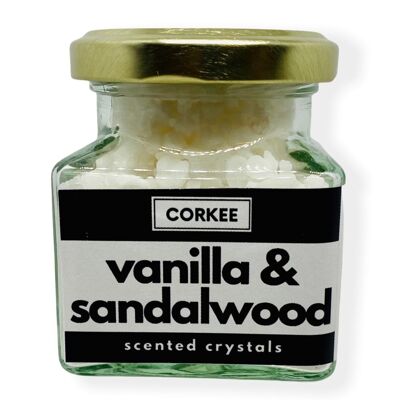 Vanilla & Sandalwood Scented Crystals - 145g