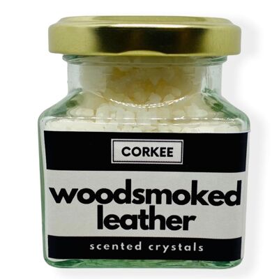 Woodsmoked Leather Scented Crystals - 145g