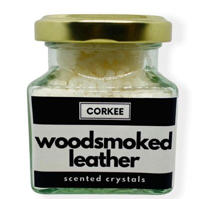 Woodsmoked Leather Scented Crystals - 145g