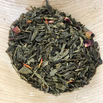Ndate Yalla – Tè verde cartamo e rosa (40g)