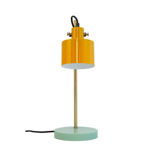 Ocean Table Lamp Curry/Brass/Turquoise