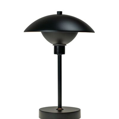 Lampe de table noire Roma - Rechargeable