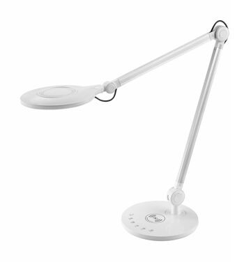 Lampe de Table Smart Lights Blanc - Chargeur QI 1