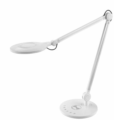 Lampada da tavolo Smart Lights bianca - Caricabatterie QI