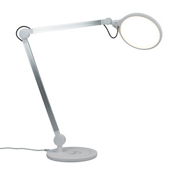 Lampe de Table Smart Lights Blanc - Chargeur QI 2