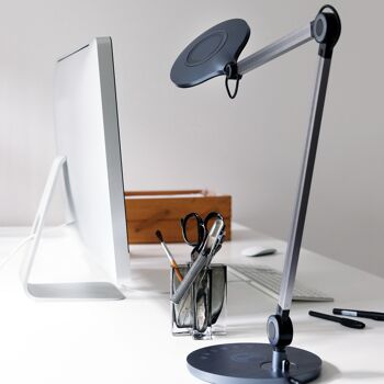 Lampe de table SMART LIGHT Gris - Chargeur QI 8