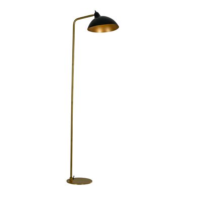 Lampada da terra Futura nera/ottone