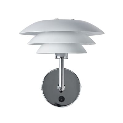 DL20 Wall Lamp Matt White H20 cm D20 cm