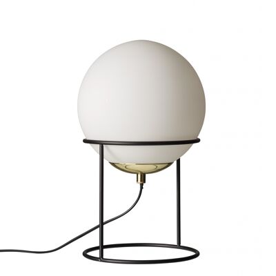 Moon Lampe de table Verre opale