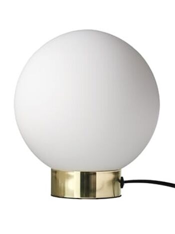 Lampe de Table Barcelona Opale & Laiton