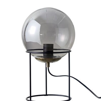 Lampe à poser Moon Verre fumé H34 D20