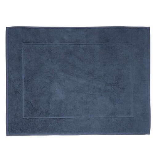 Badematte 67 x 120 cm Basic Badeteppich 138 Tintenblau