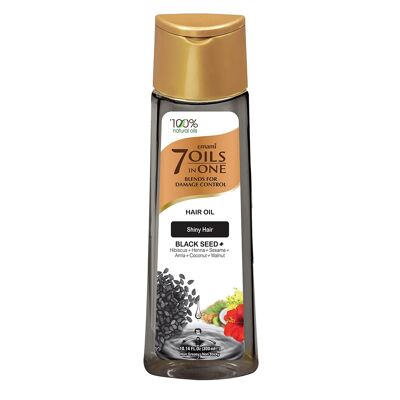 Emami - 7 Oils in One Hair Oil for Shiny Hair - Black seed (200 ml)