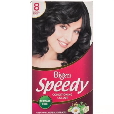 Bigen Speedy Conditioning Colour - 8 - Natural Black - 3-Pack