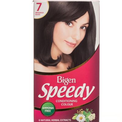 Bigen Speedy Conditioning Colour - 7 - Brownish Black - Single